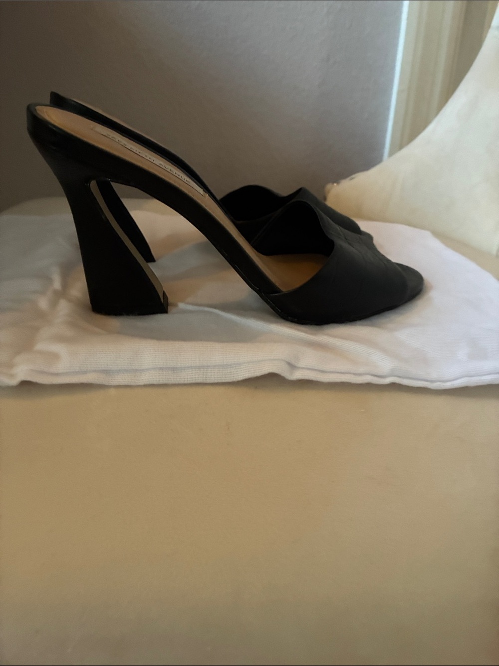 Saks Fifth Avenue Leather Mules